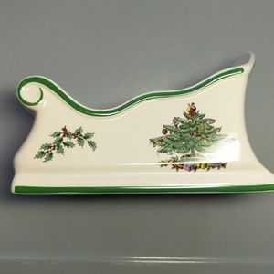 Spode Christmas Tree sleigh container